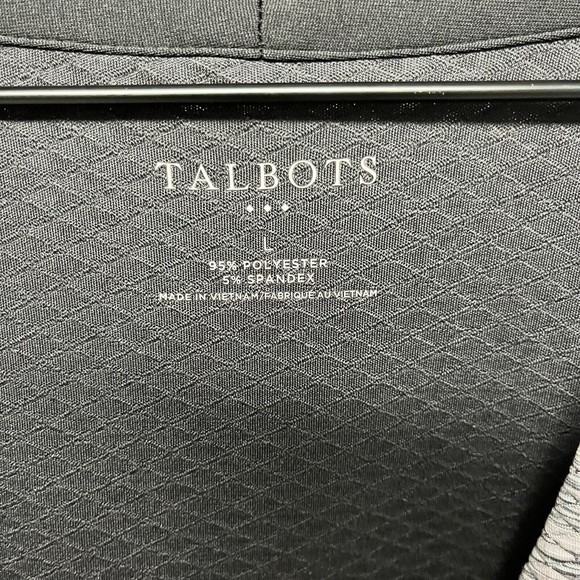 Talbots Womens Open Front Jacket Cardigan Size Large Waffle Textured Gray - Picture 7 of 8